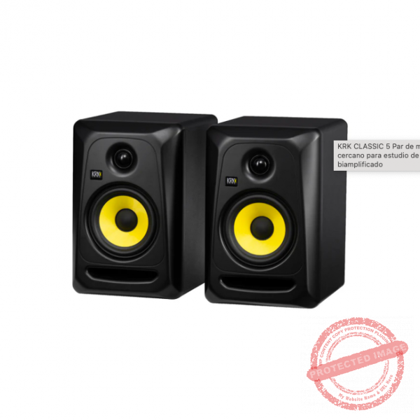 KRK CLASSIC 5 monitor de campo cercano estudio de grabación biamplificado