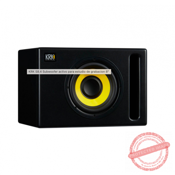 KRK S8.4 Subwoofer activo para estudio de grabacion 8"