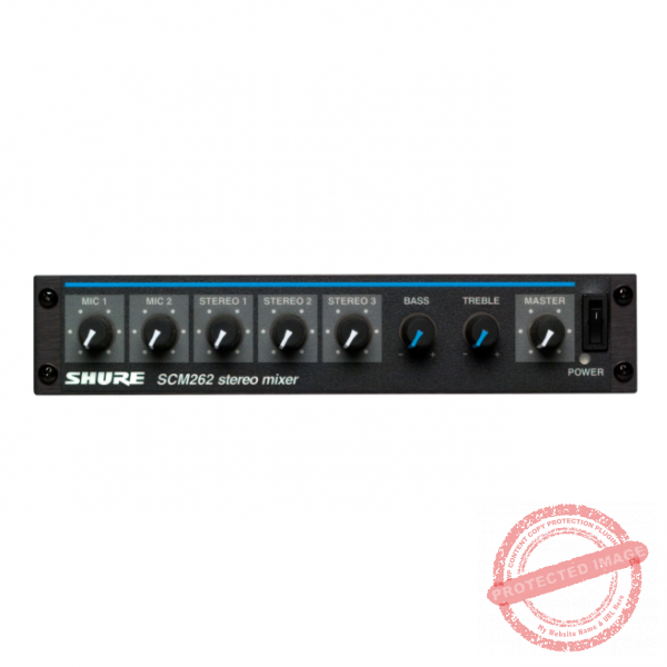 SHURE SCM262 Mezclador de micrófonos estéreo