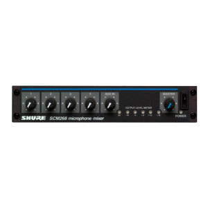SHURE SCM268 Mezclador de micrófonos de 4 canales
